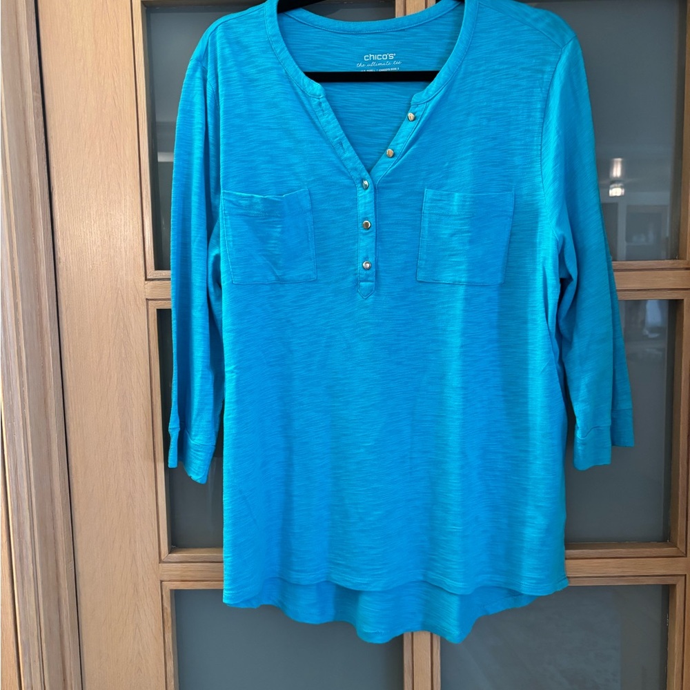 Chicos Blue Women's Top